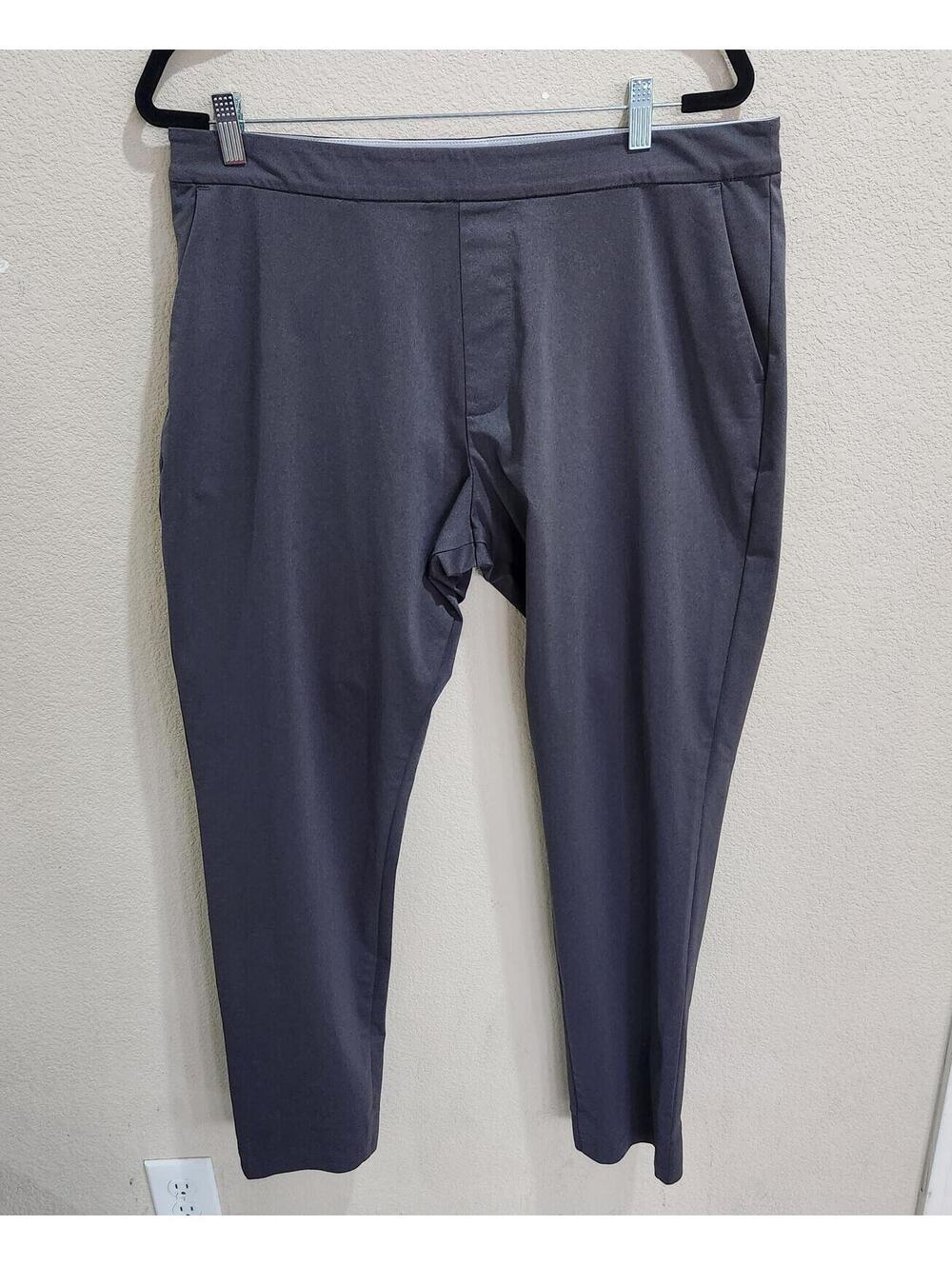 Ministry Of Supply Kinetic Jogger Pants Men's Size 38x 30 Gray Stretch Pull On
